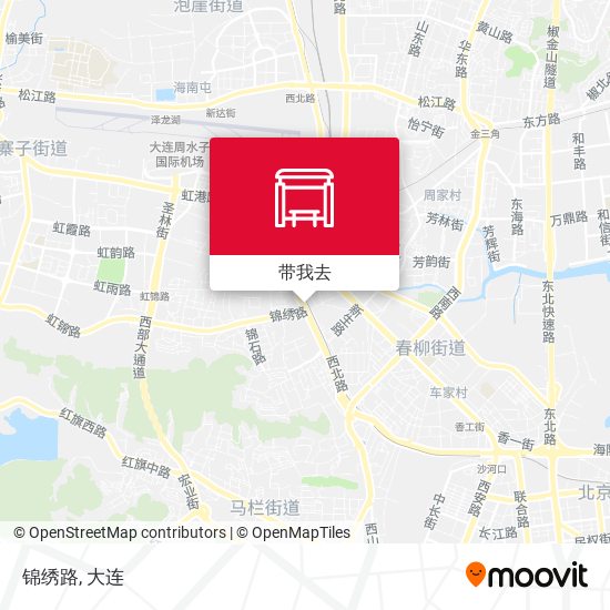 锦绣路地图