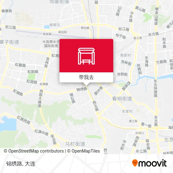 锦绣路地图