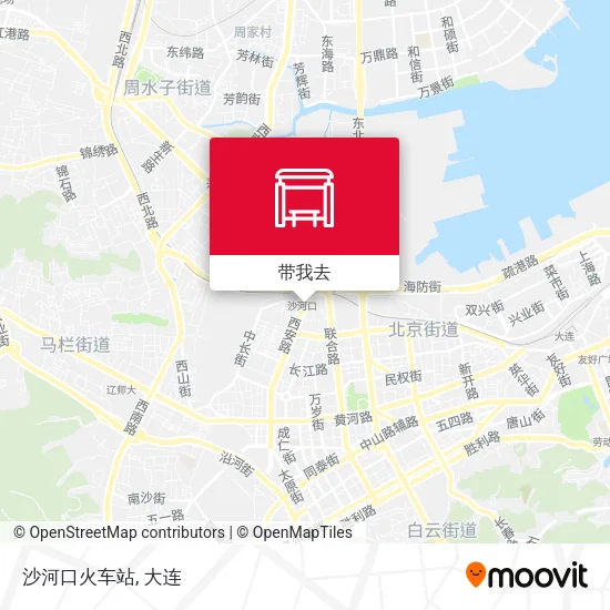 沙河口火车站地图