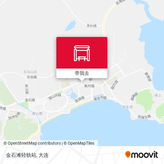 金石滩轻轨站地图