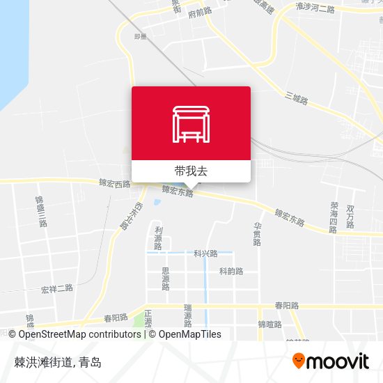 棘洪滩街道地图