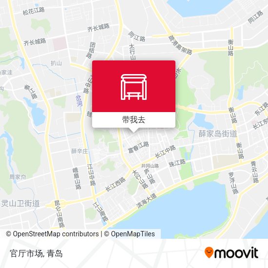 官厅市场地图