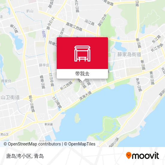 唐岛湾小区地图
