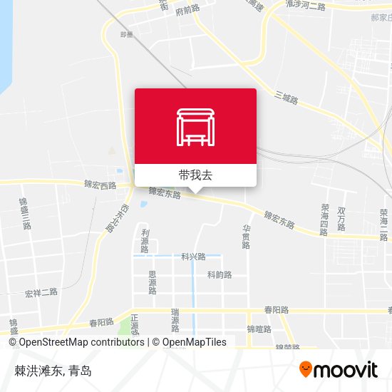 棘洪滩东地图