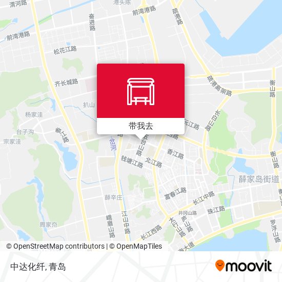 中达化纤地图