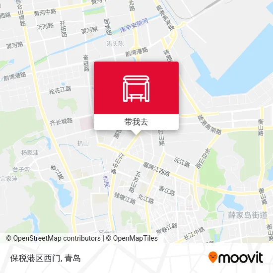 保税港区西门地图