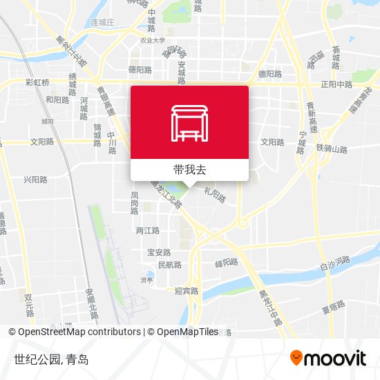 世纪公园地图
