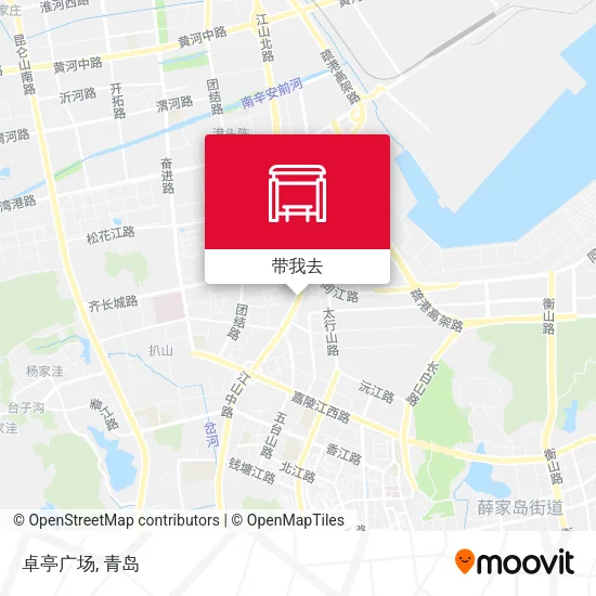 卓亭广场地图