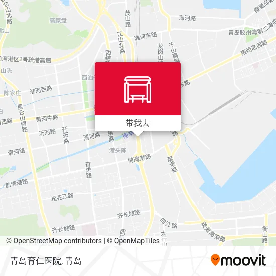 青岛育仁医院地图