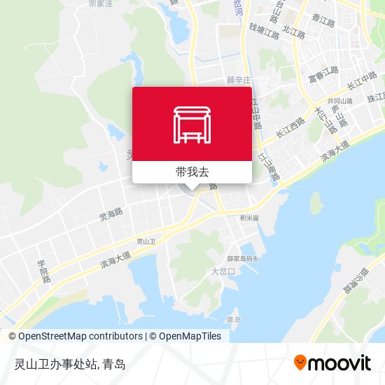 灵山卫办事处站地图