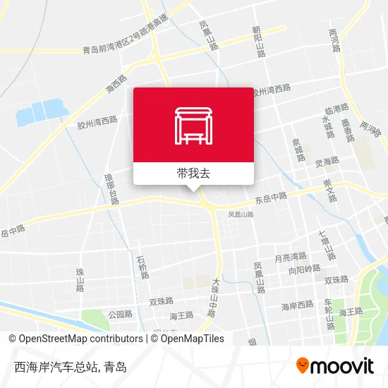 西海岸汽车总站地图