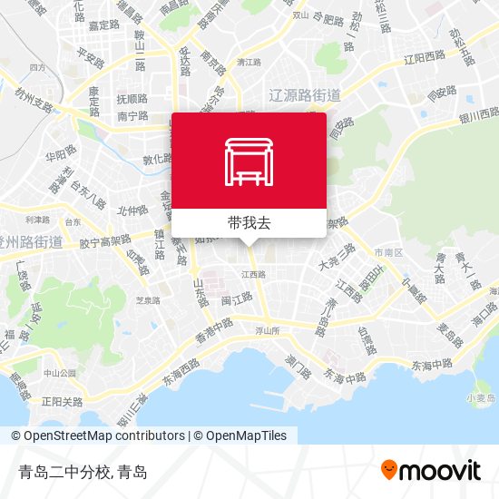 青岛二中分校地图