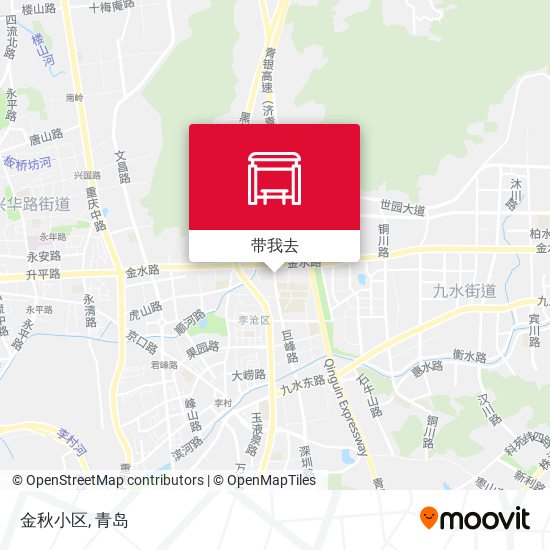 金秋小区地图