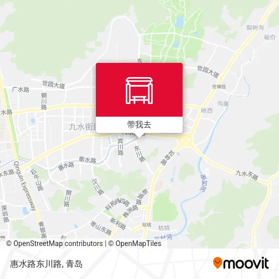 惠水路东川路地图