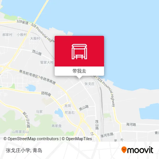 张戈庄小学地图
