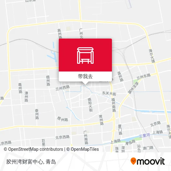 胶州湾财富中心地图