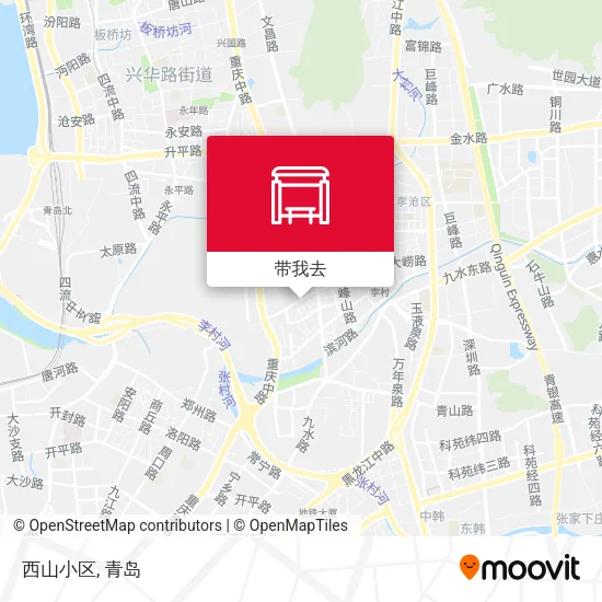 西山小区地图