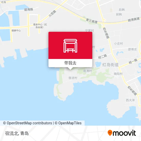 宿流北地图