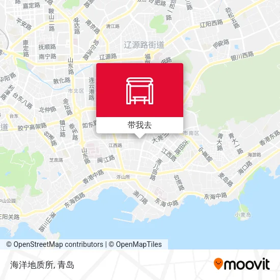 海洋地质所地图