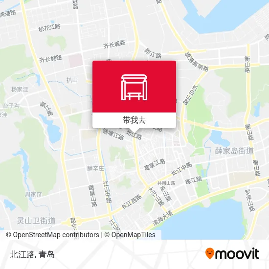 北江路地图