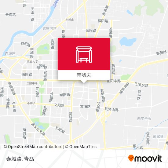 泰城路地图