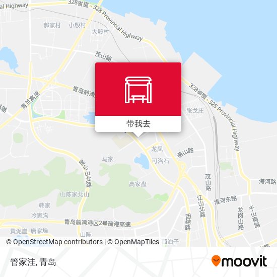 管家洼地图