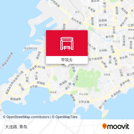 大连路地图