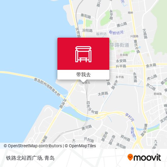 铁路北站西广场地图