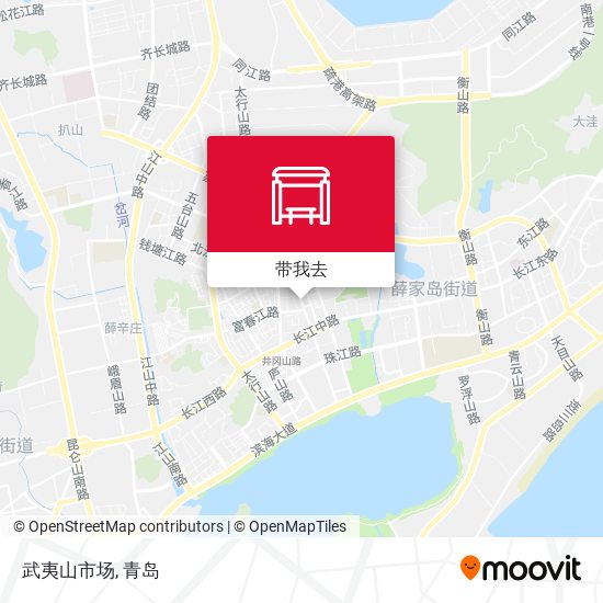 武夷山市场地图