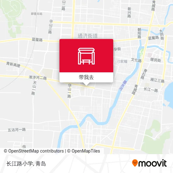 长江路小学地图