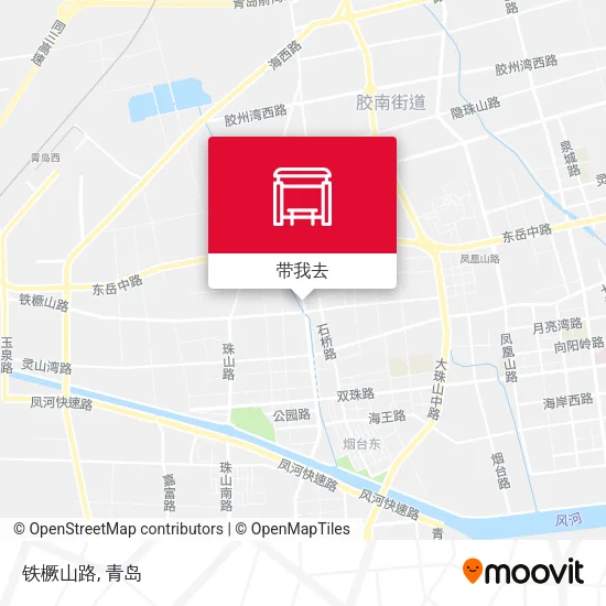 铁橛山路地图