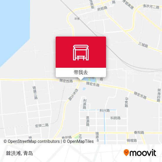 棘洪滩地图