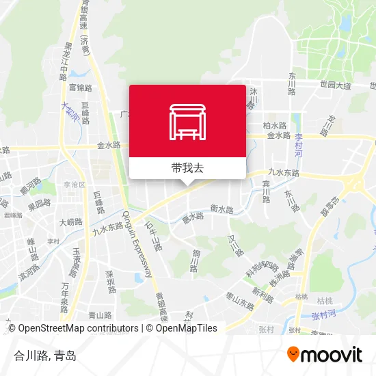 合川路地图