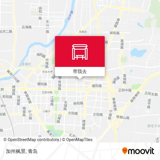 加州枫景地图