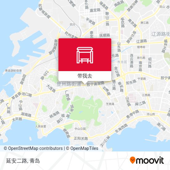 延安二路地图