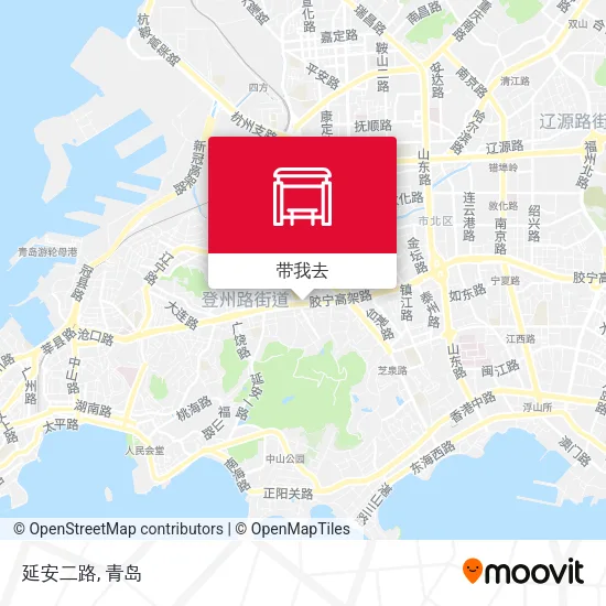 延安二路地图