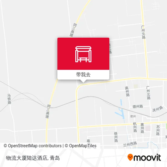 物流大厦陆达酒店地图