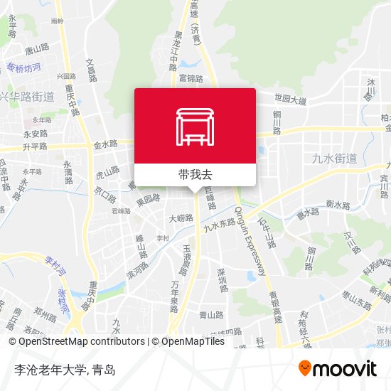 李沧老年大学地图