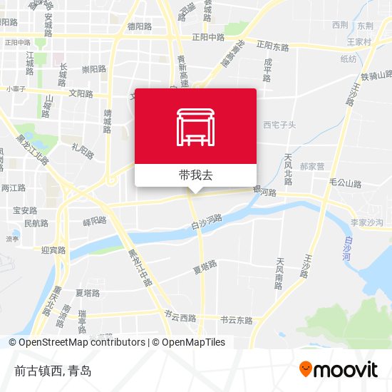 前古镇西地图