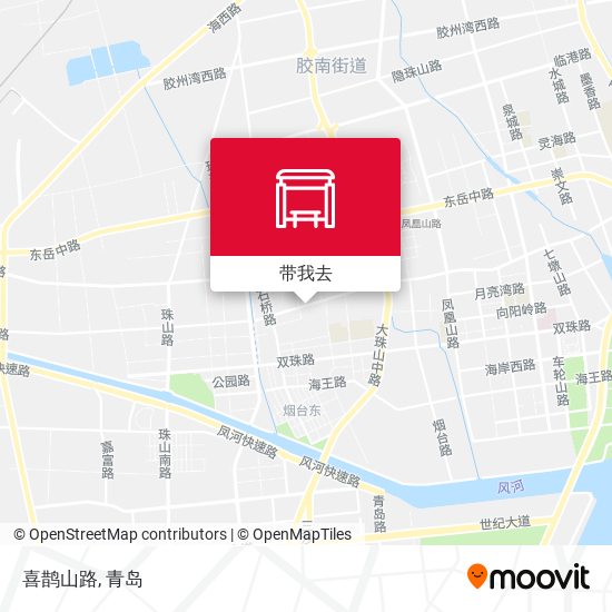 喜鹊山路地图