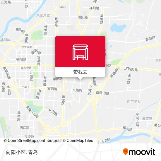 向阳小区地图