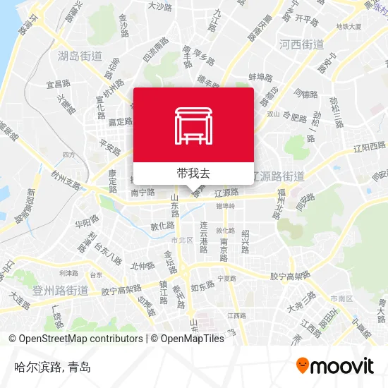 哈尔滨路地图