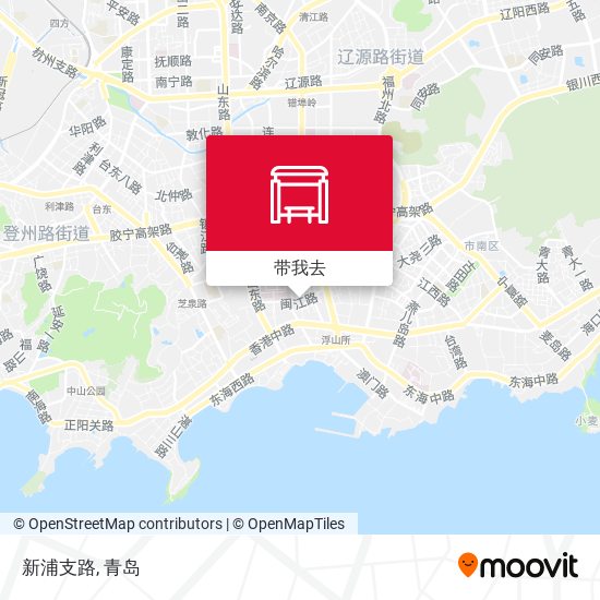 新浦支路地图