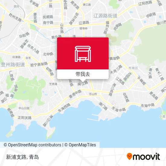 新浦支路地图