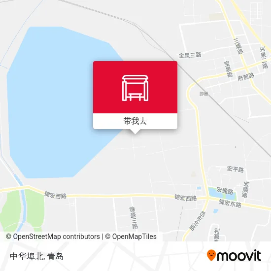 中华埠北地图