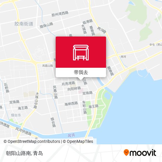 朝阳山路南地图