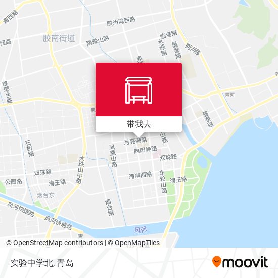 实验中学北地图