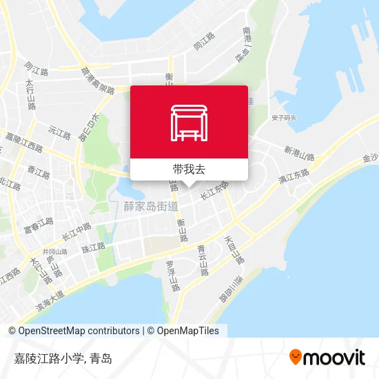 嘉陵江路小学地图
