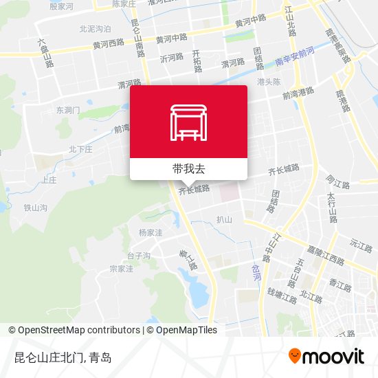 昆仑山庄北门地图