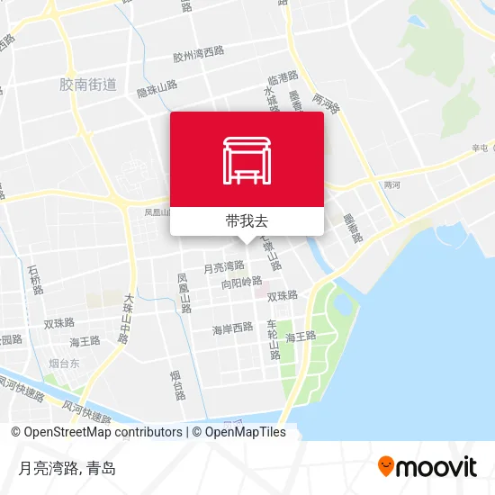 月亮湾路地图